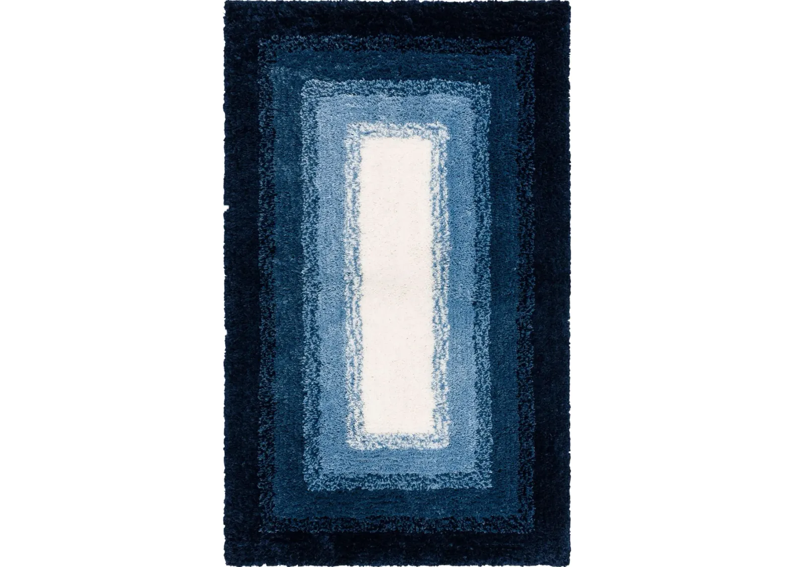 Ombre Border Twilight 2' 3" x 3' 9" Bath Mat