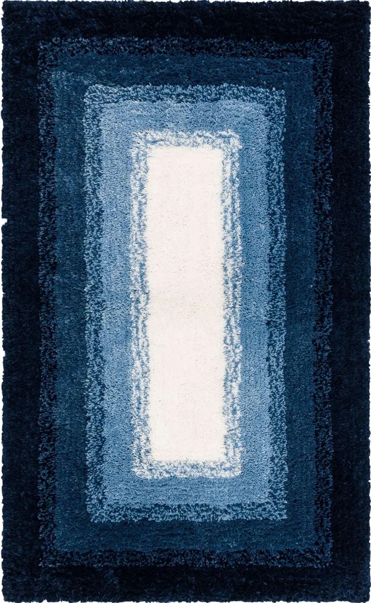 Ombre Border Twilight 2' 3" x 3' 9" Bath Mat