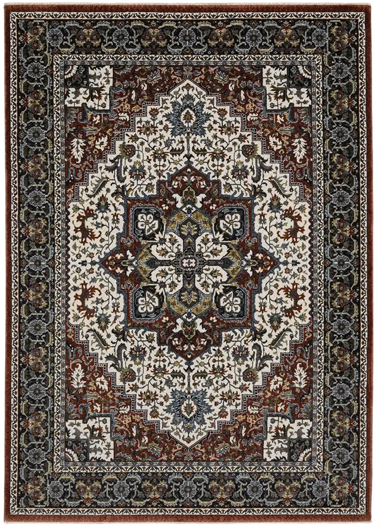 Vivian 9'10" x 12'10" Red Rug