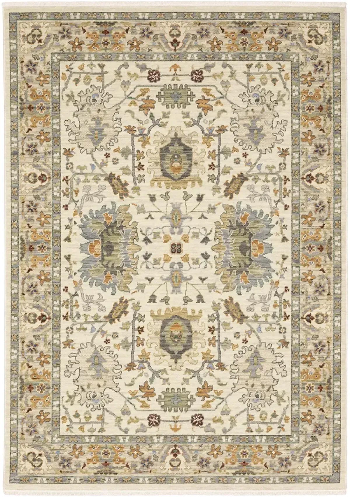 Lucca 3'3" x 5' Ivory Rug