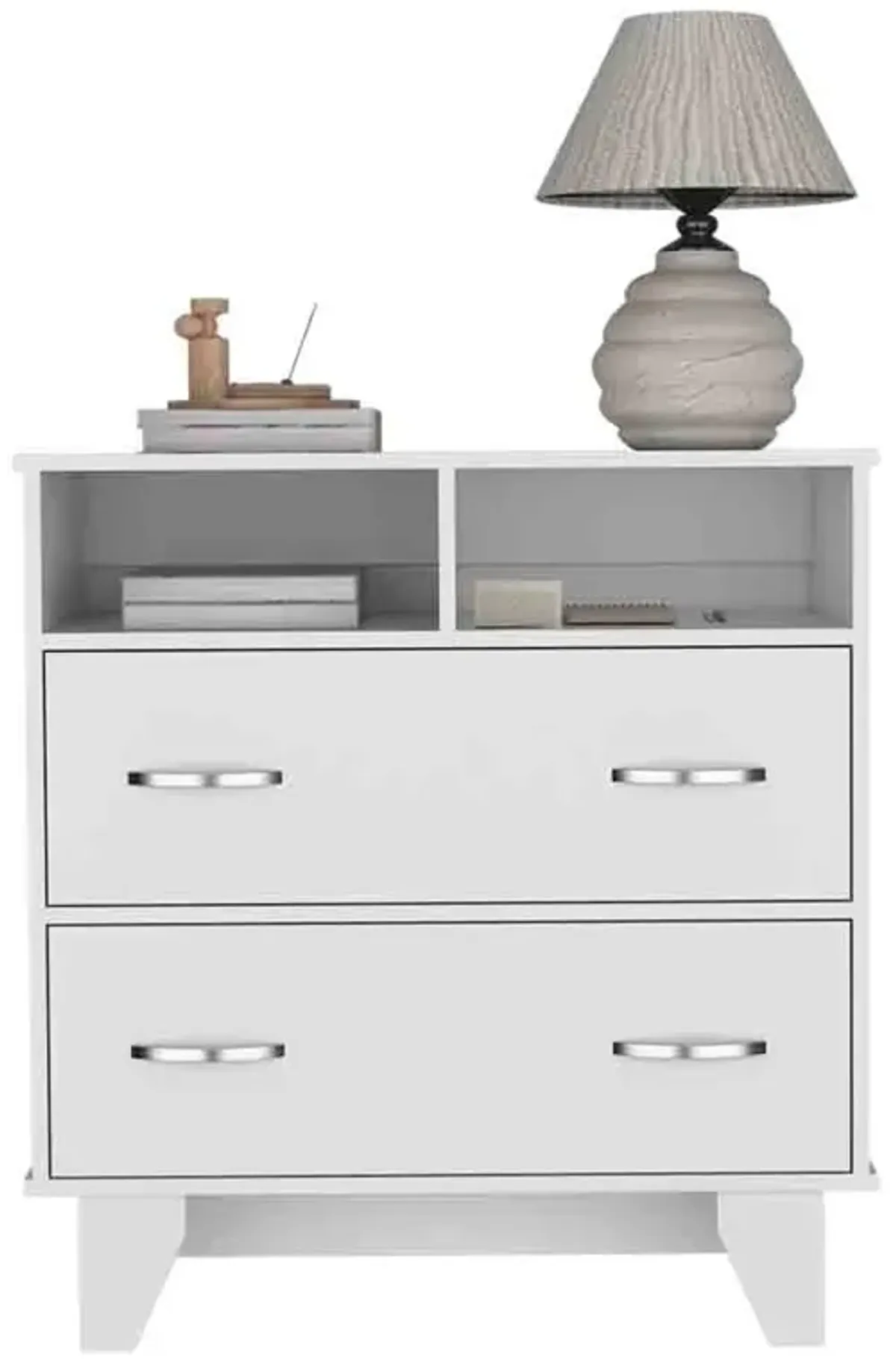 Double Drawer Dresser Arabi, Bedroom, White