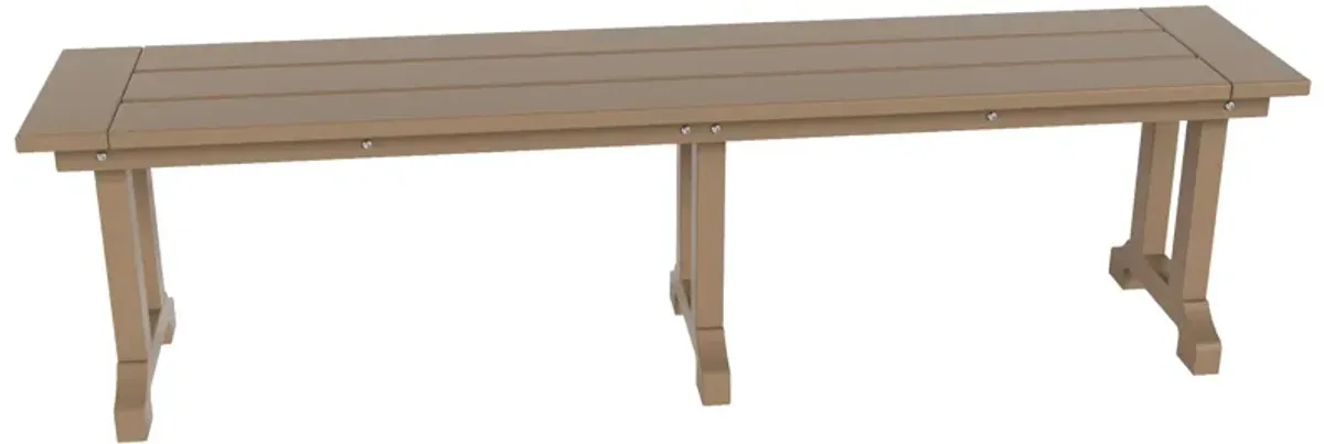 WestinTrends 65" Outdoor Dining Bench