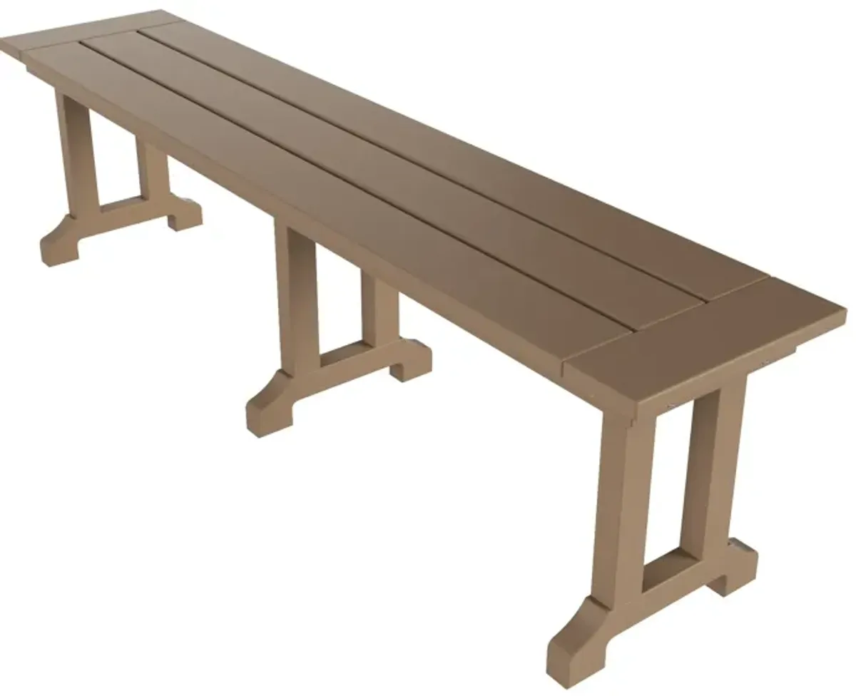 WestinTrends 65" Outdoor Dining Bench