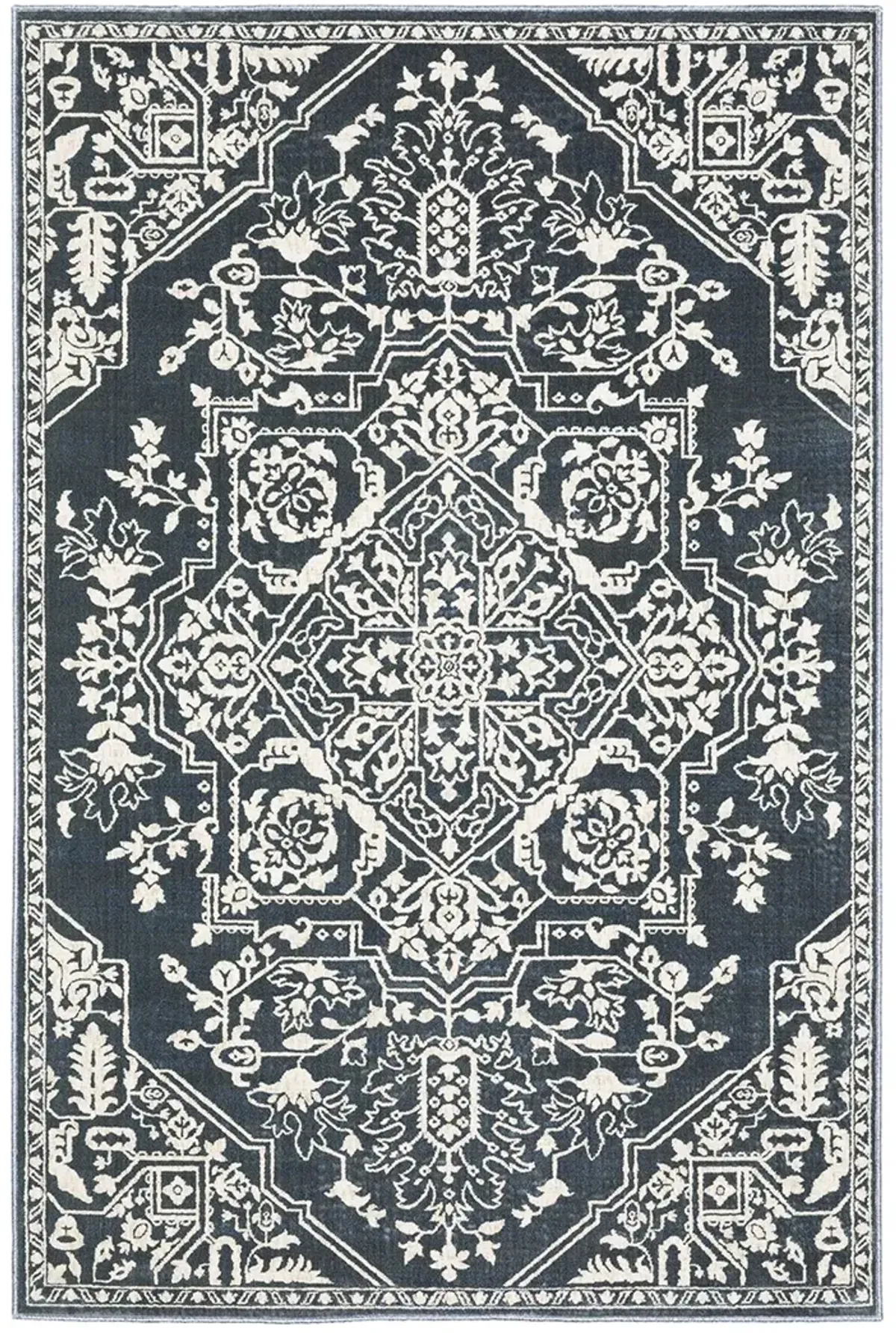 Intrigue 7'10" x 10'10" Blue Rug