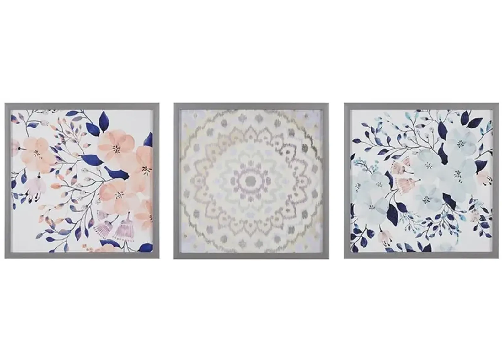 Belen Kox Watercolor Harmony Set of 3 Wall Art Deco Box, Belen Kox