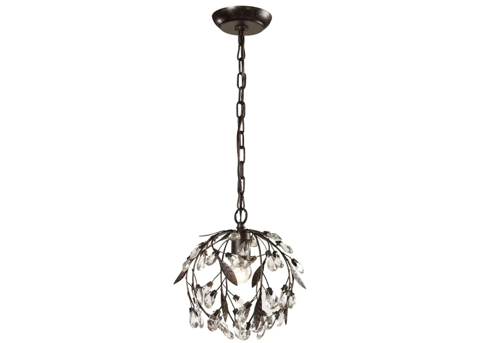 Circeo 10'' Wide 1-Light Bronze Mini Pendant