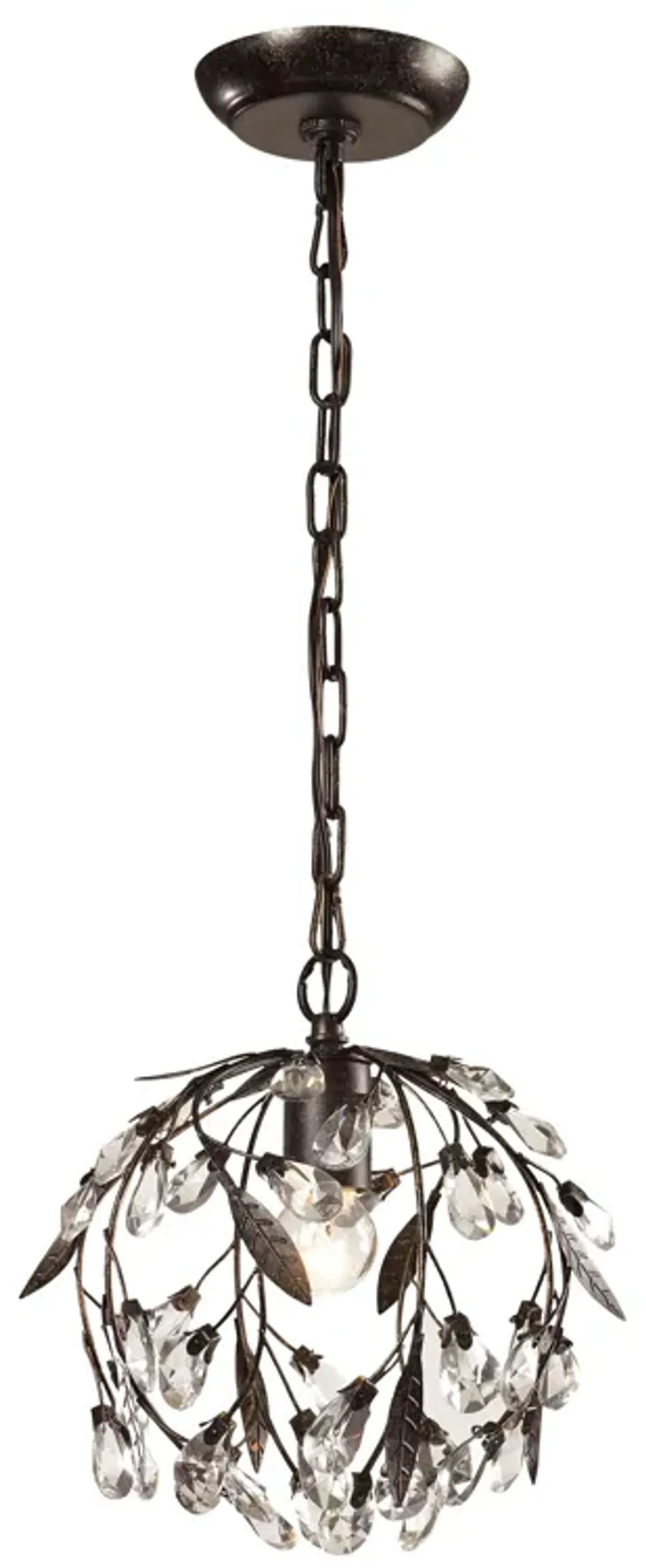 Circeo 10'' Wide 1-Light Bronze Mini Pendant