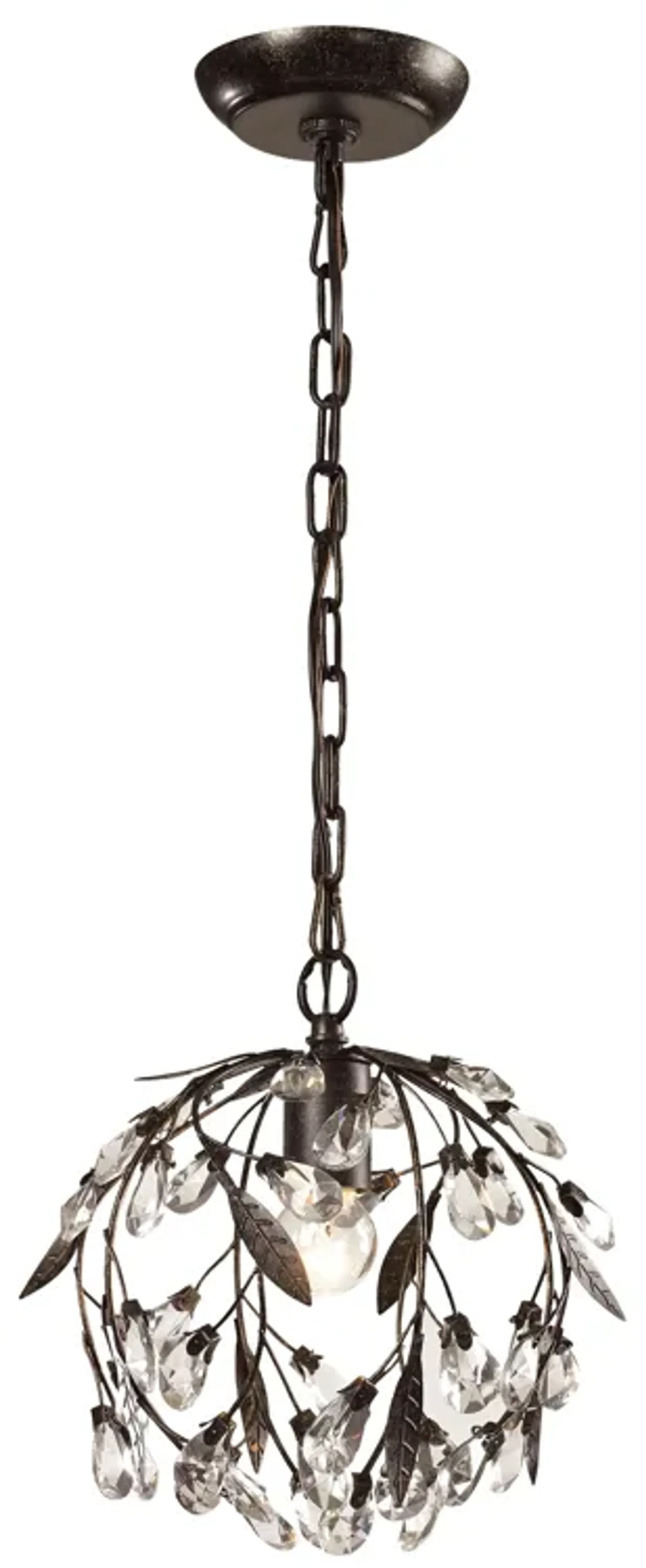 Circeo 10'' Wide 1-Light Bronze Mini Pendant