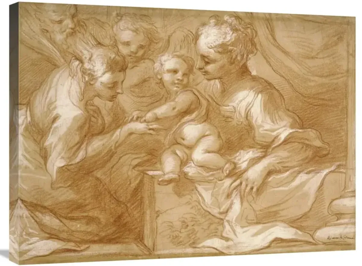 Mystic Marriage of Saint Catherine-Canvas Art-32x24