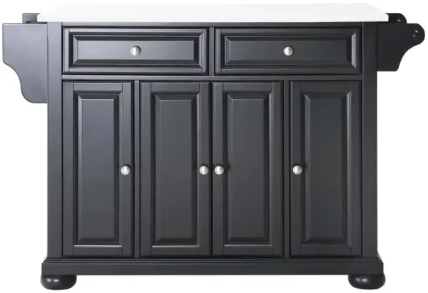 Alexandria Stone Top Full Size Kitchen Island/Cart