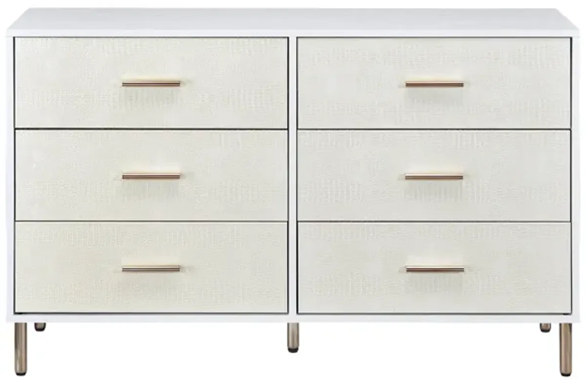 Myles Dresser Champagne & Gold Finish