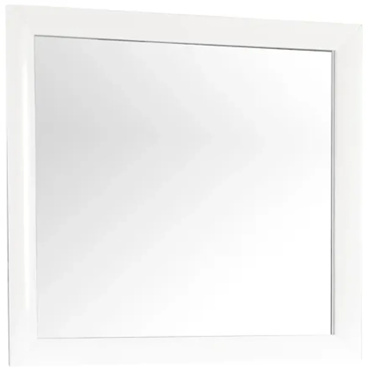 Marilla 35 in. x 39 in. Modern Rectangle Framed Dresser Mirror