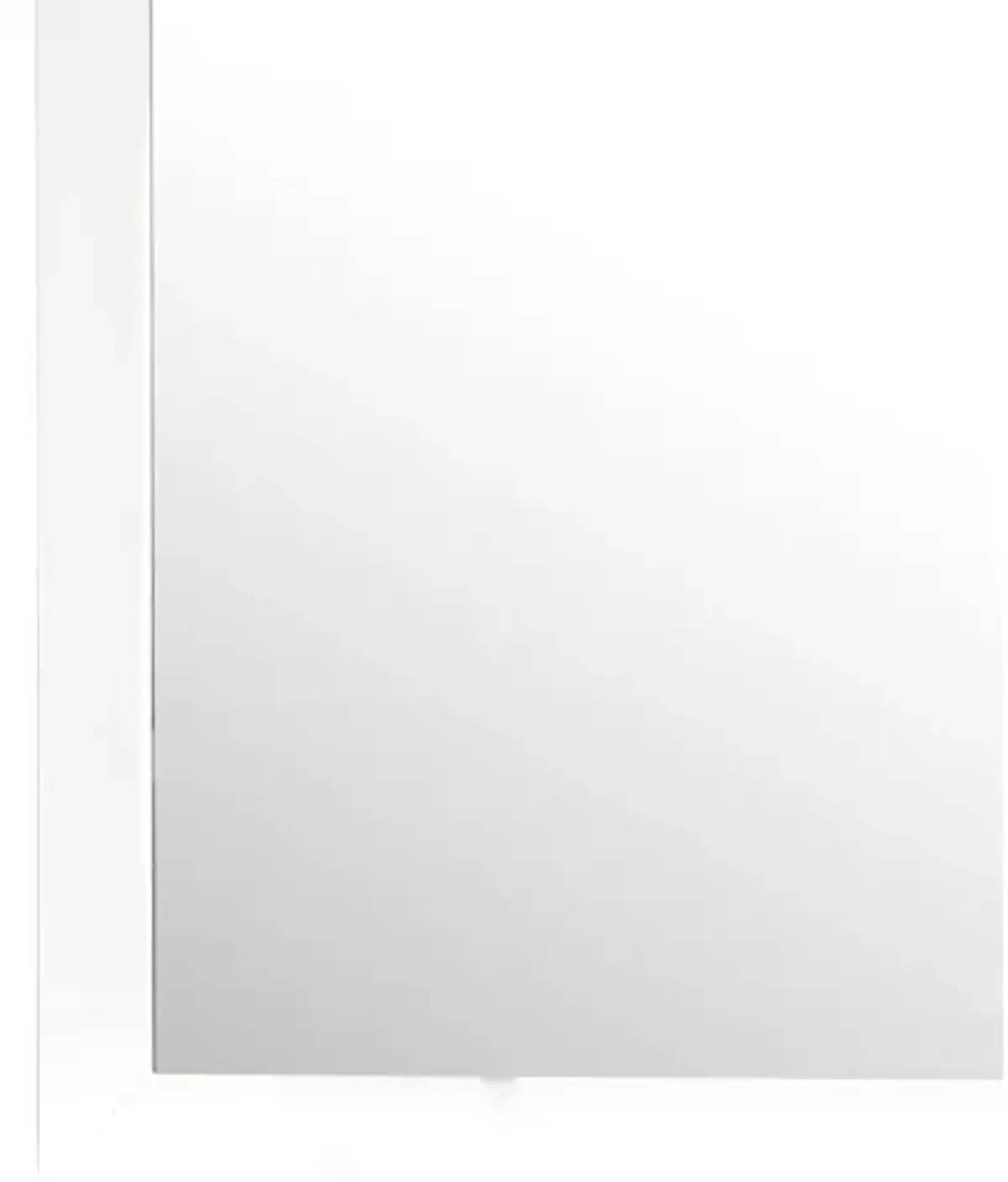 Marilla 35 in. x 39 in. Modern Rectangle Framed Dresser Mirror