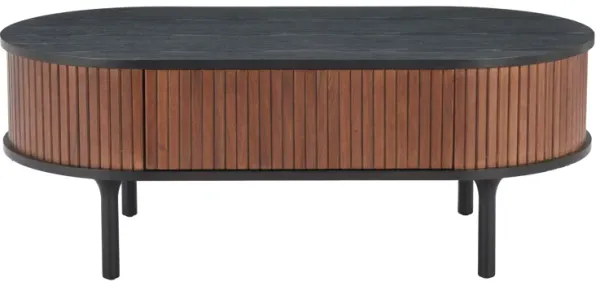 Koriana Coffee Table Black & Walnut