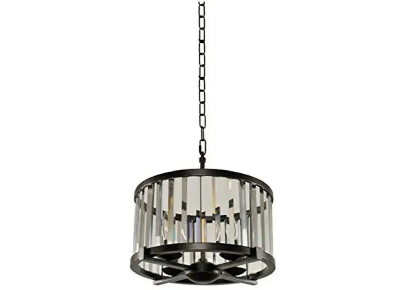 Belen Kox Crystal Triad 16-Inch Convertible Pendant, Belen Kox