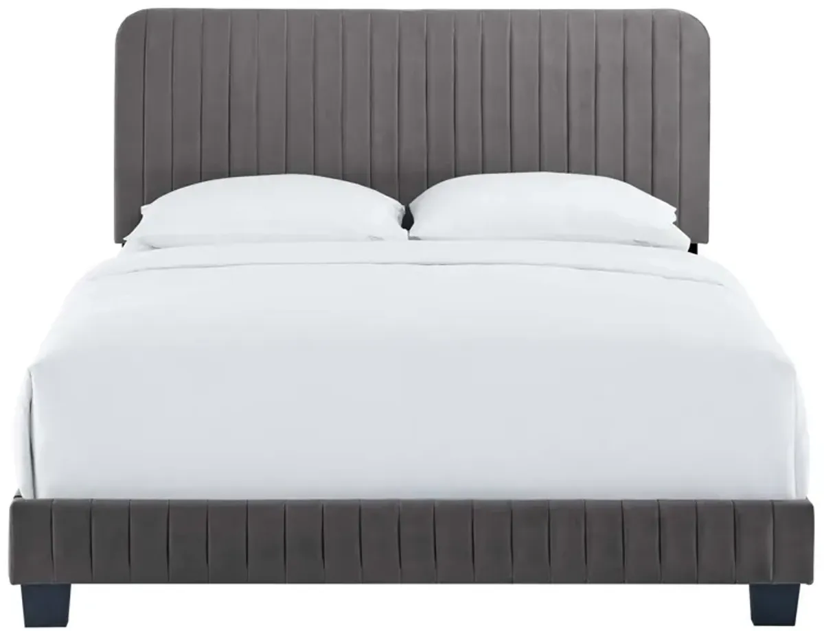 Modway - Celine Channel Tufted Performance Velvet Full Platform Bed