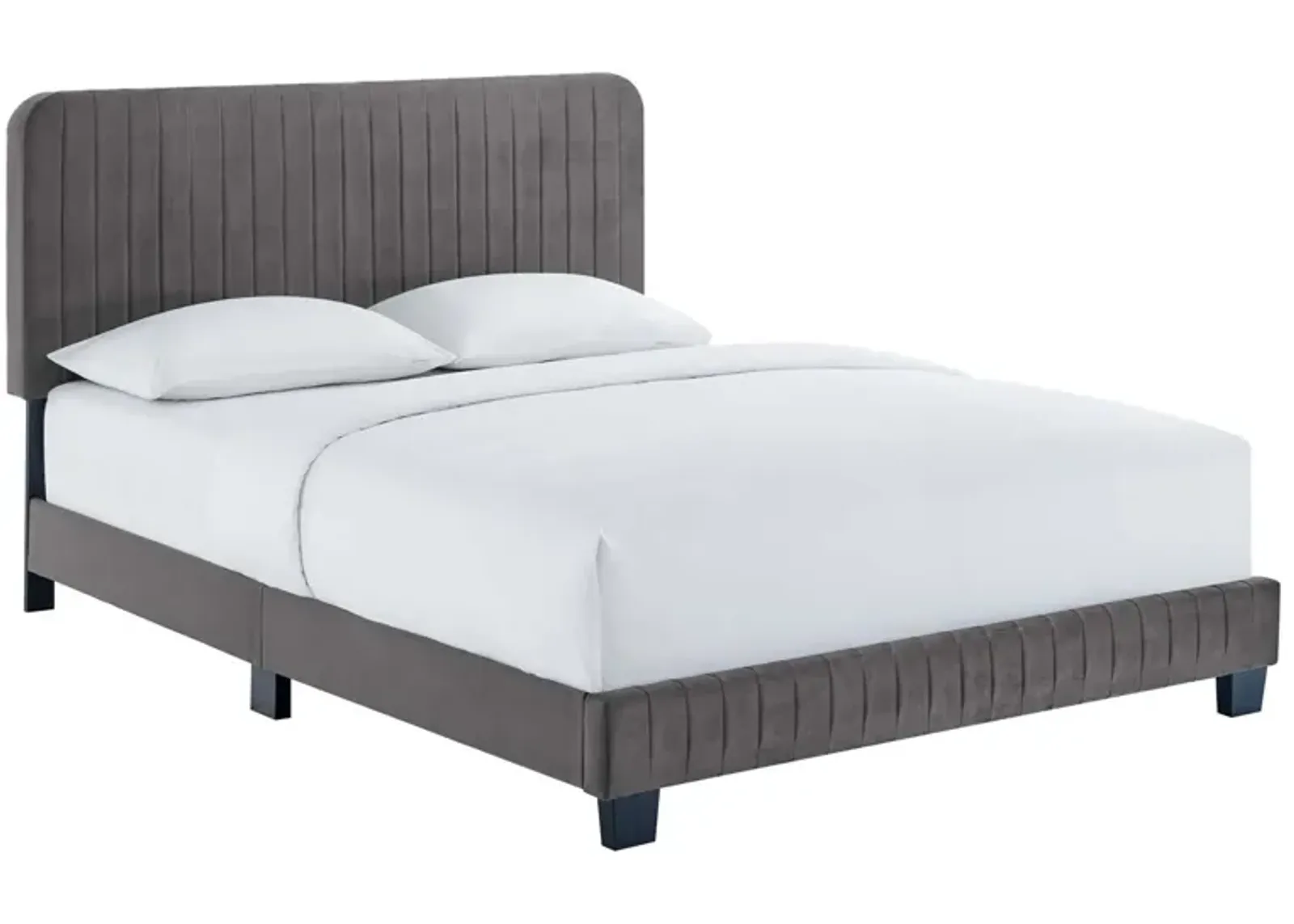 Modway - Celine Channel Tufted Performance Velvet Full Platform Bed