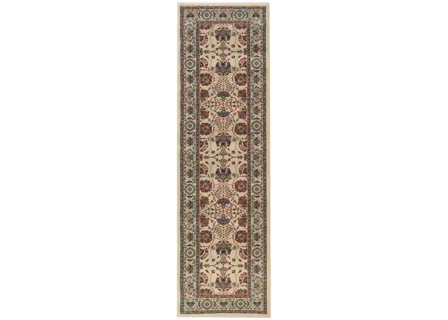 Ariana 2'7" x 9'4" Ivory Rug