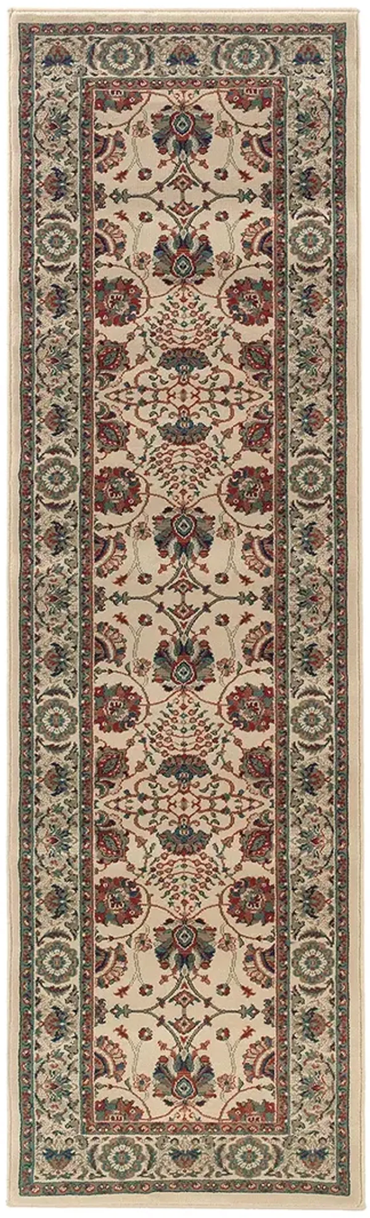 Ariana 2'7" x 9'4" Ivory Rug