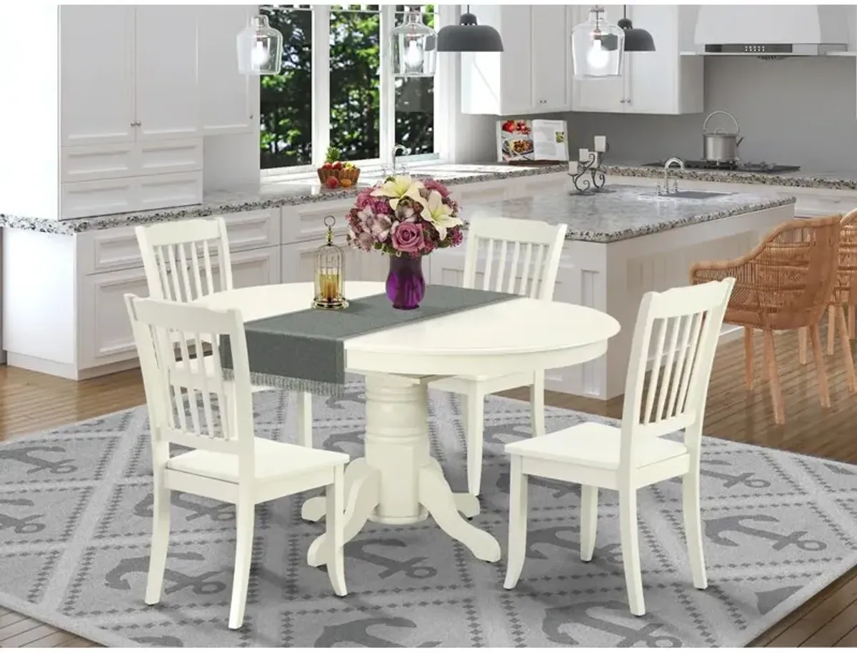 Dining Room Set Linen White