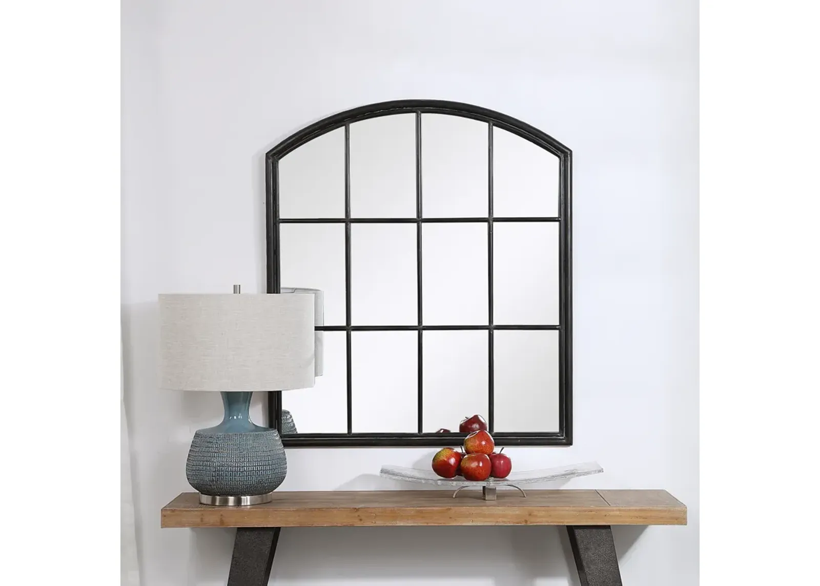 Lyda Aged Arch Mirror