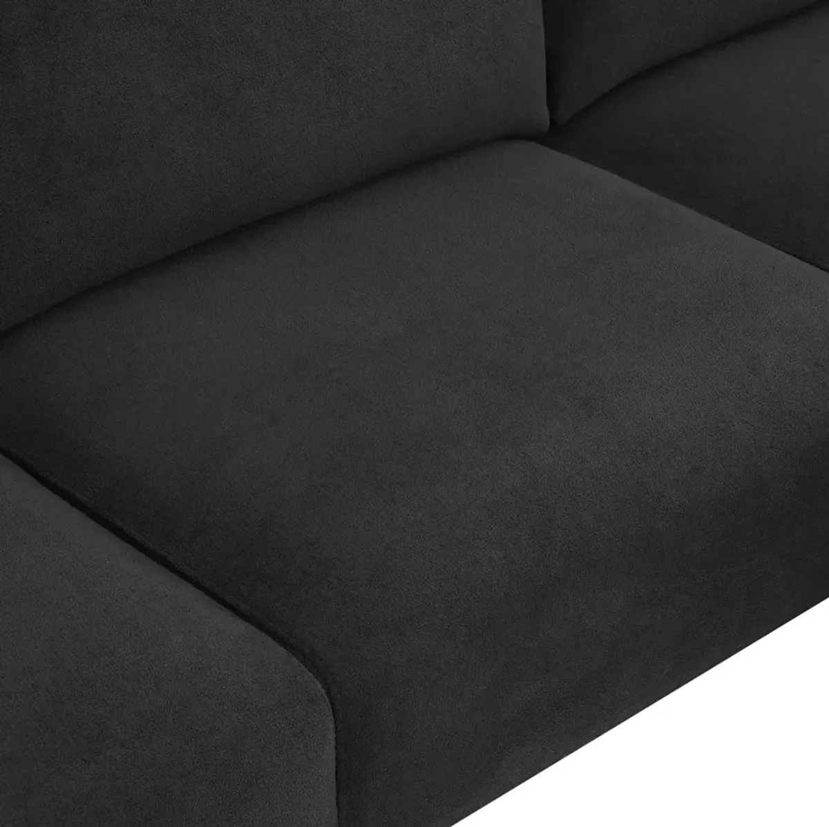 Merax Modern L-shaped Sectional Sofa with Convertible Ottoman