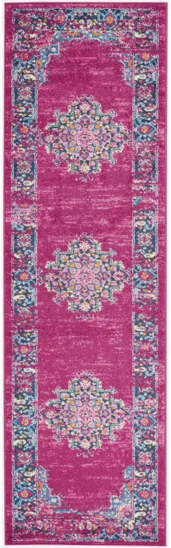 Passion PSN03 Fuchsia 2'2" x 7'6" Rug