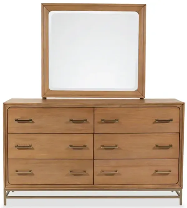Lindon Double Drawer Dresser & Mirror