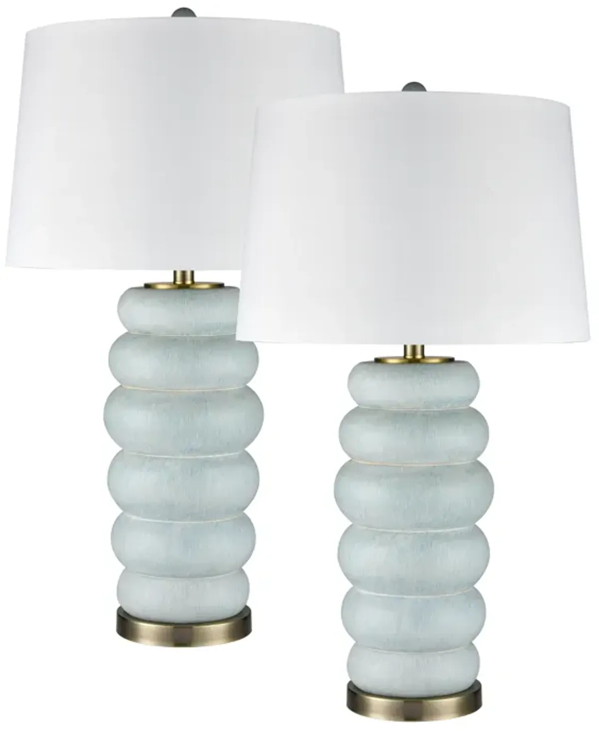 Barden Green Table Lamp Set