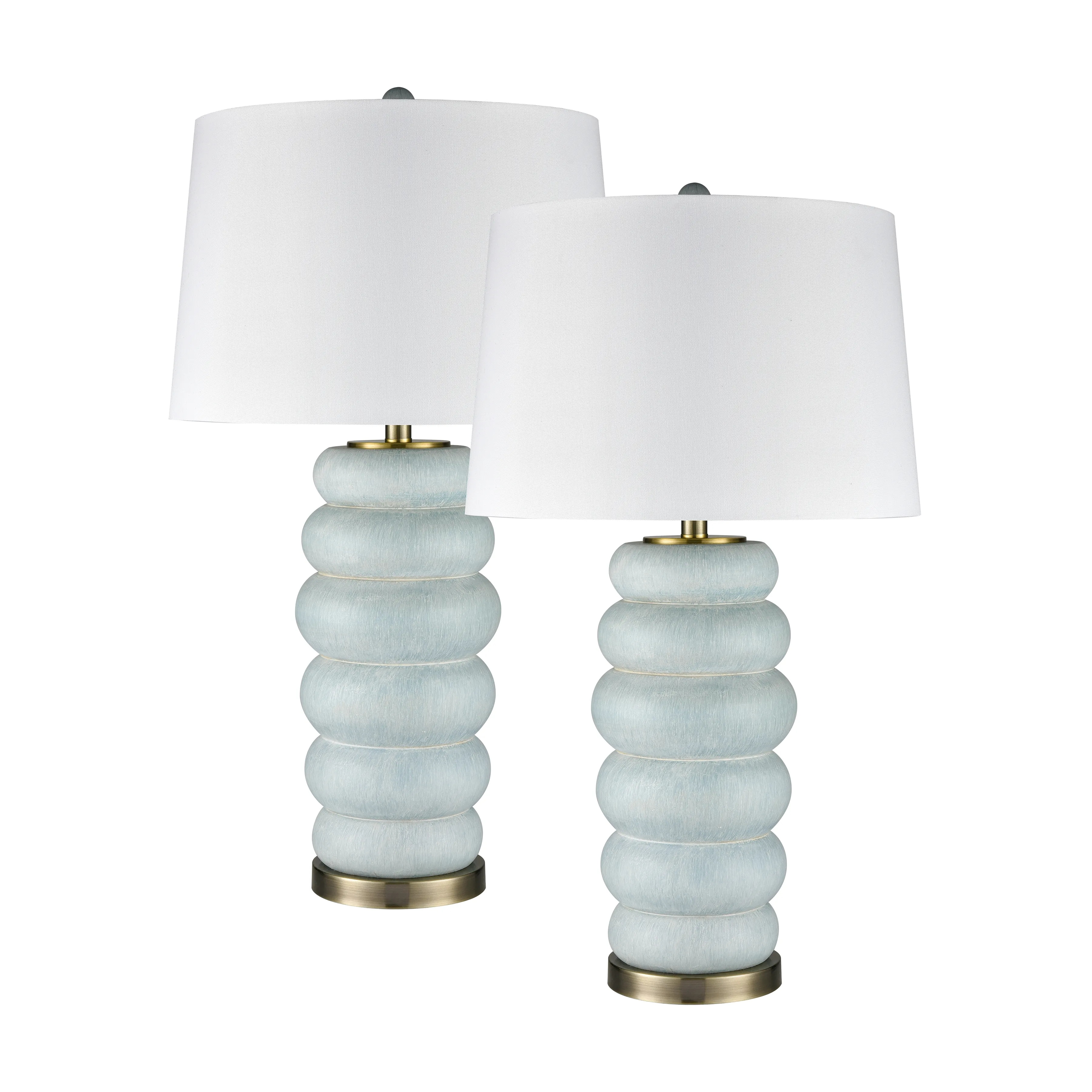 Barden Green Table Lamp Set