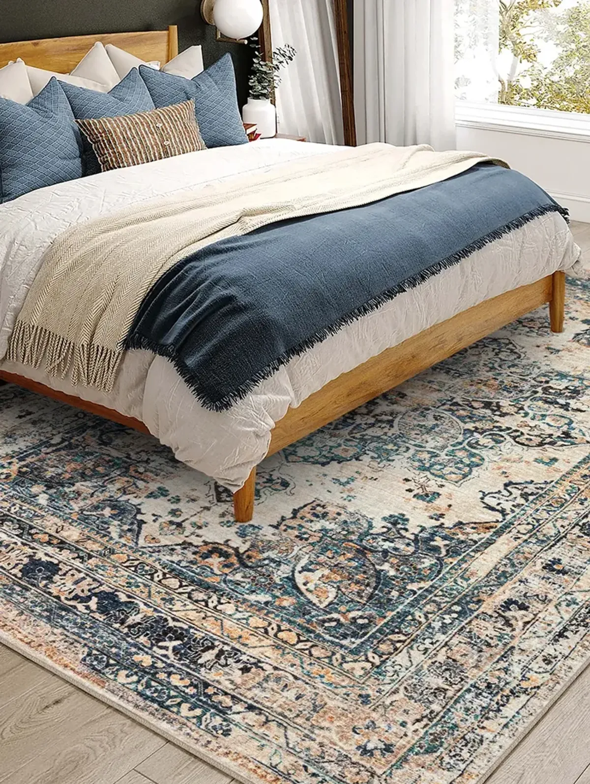 Jericho JC6 Linen 8' x 10' Rug