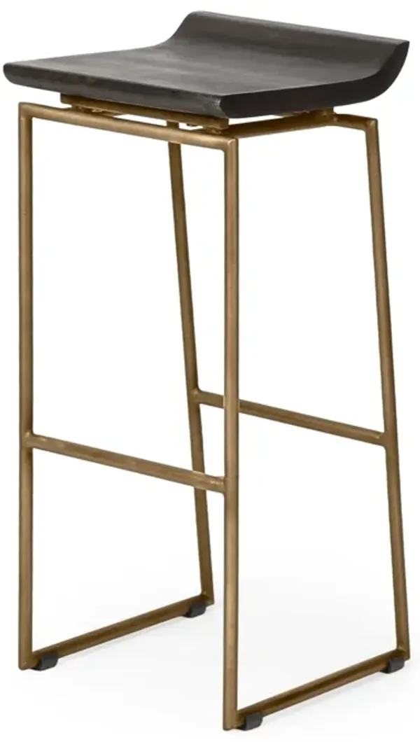 Givens Wood Seat Stool