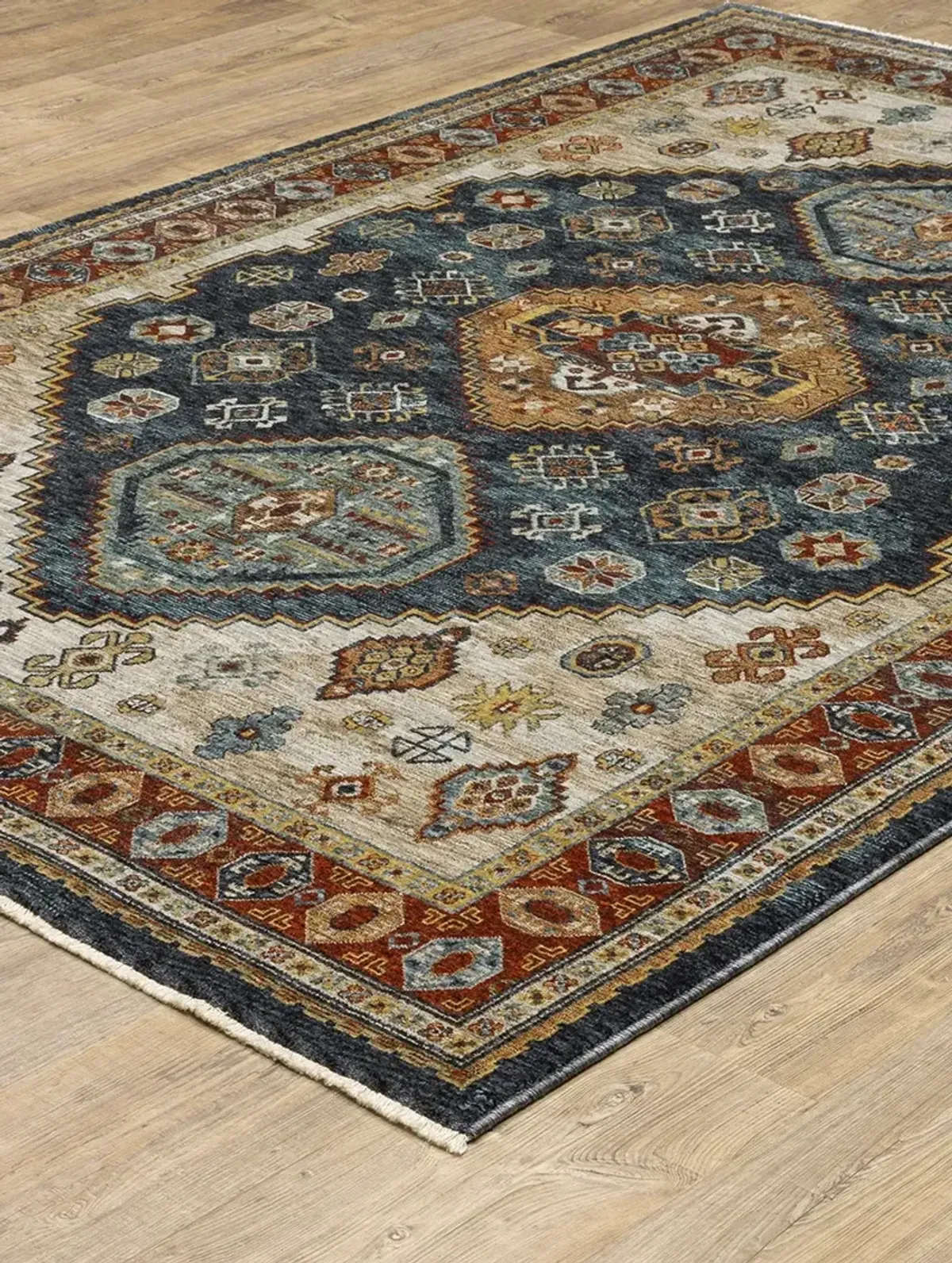 Aberdeen 6'7" x 9'6" Blue Rug