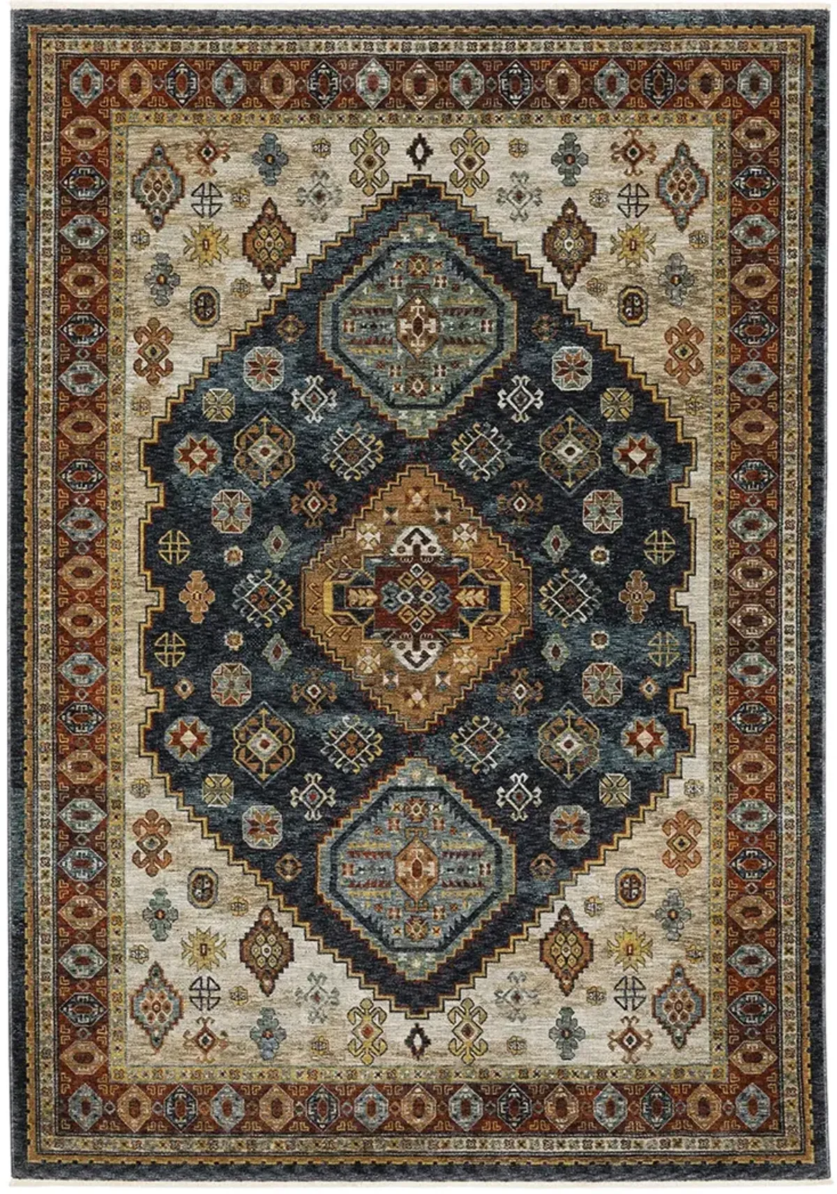 Aberdeen 6'7" x 9'6" Blue Rug