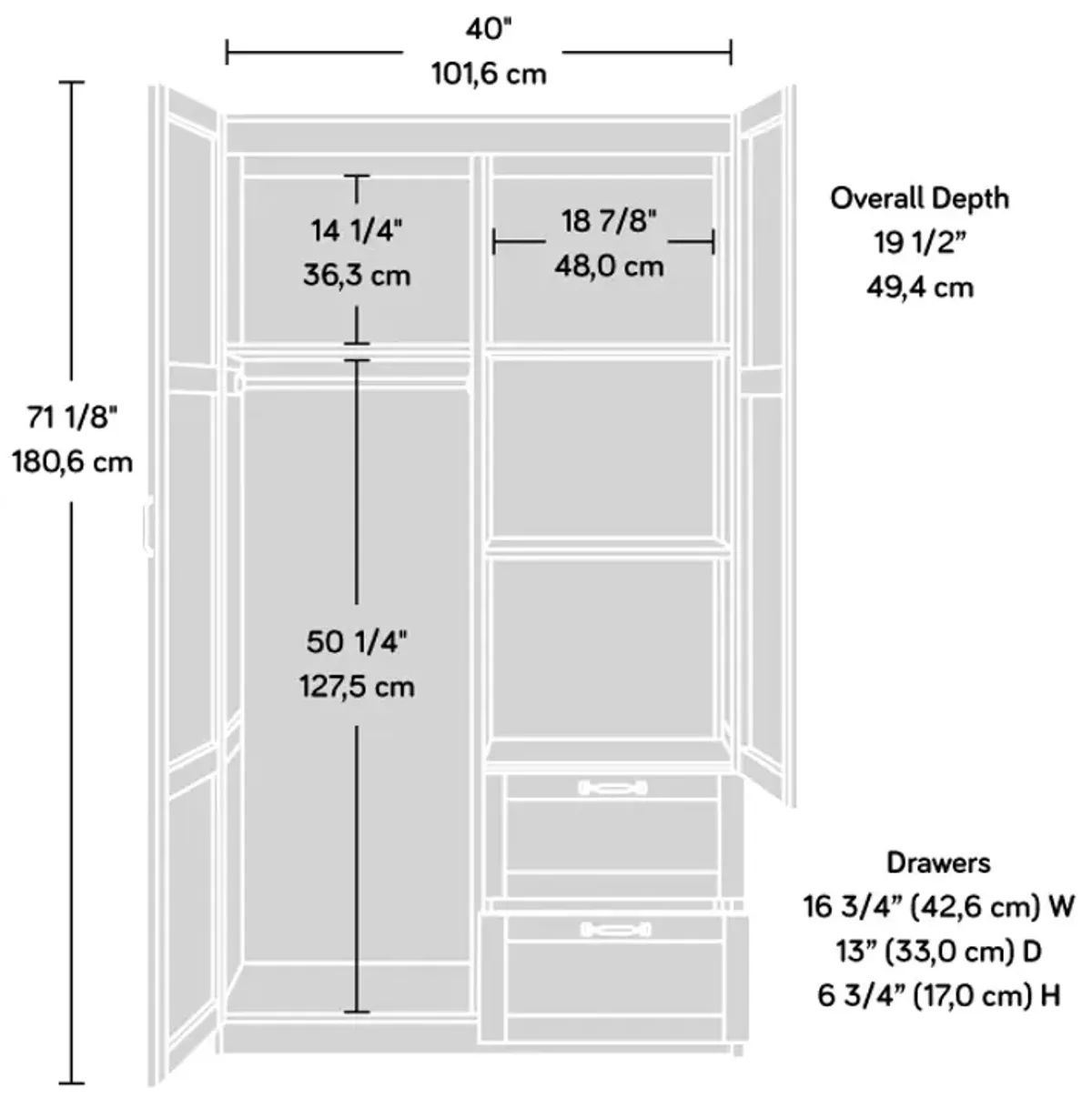 Sauder Select Storage Cabinet