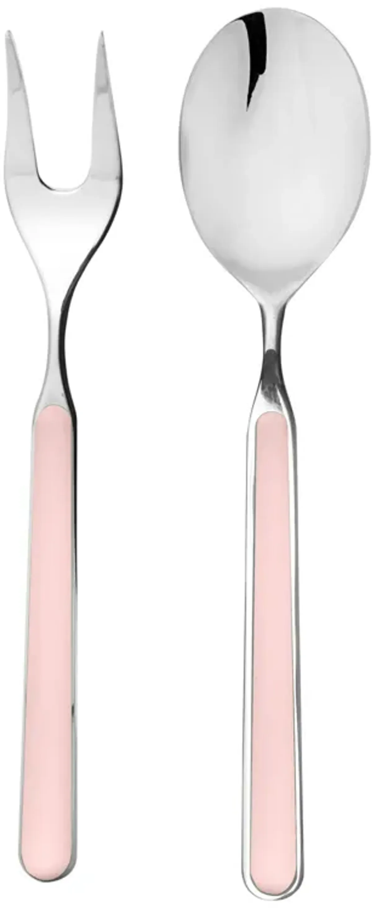 Fantasia 2-Piece Serving Set in Pale Rose