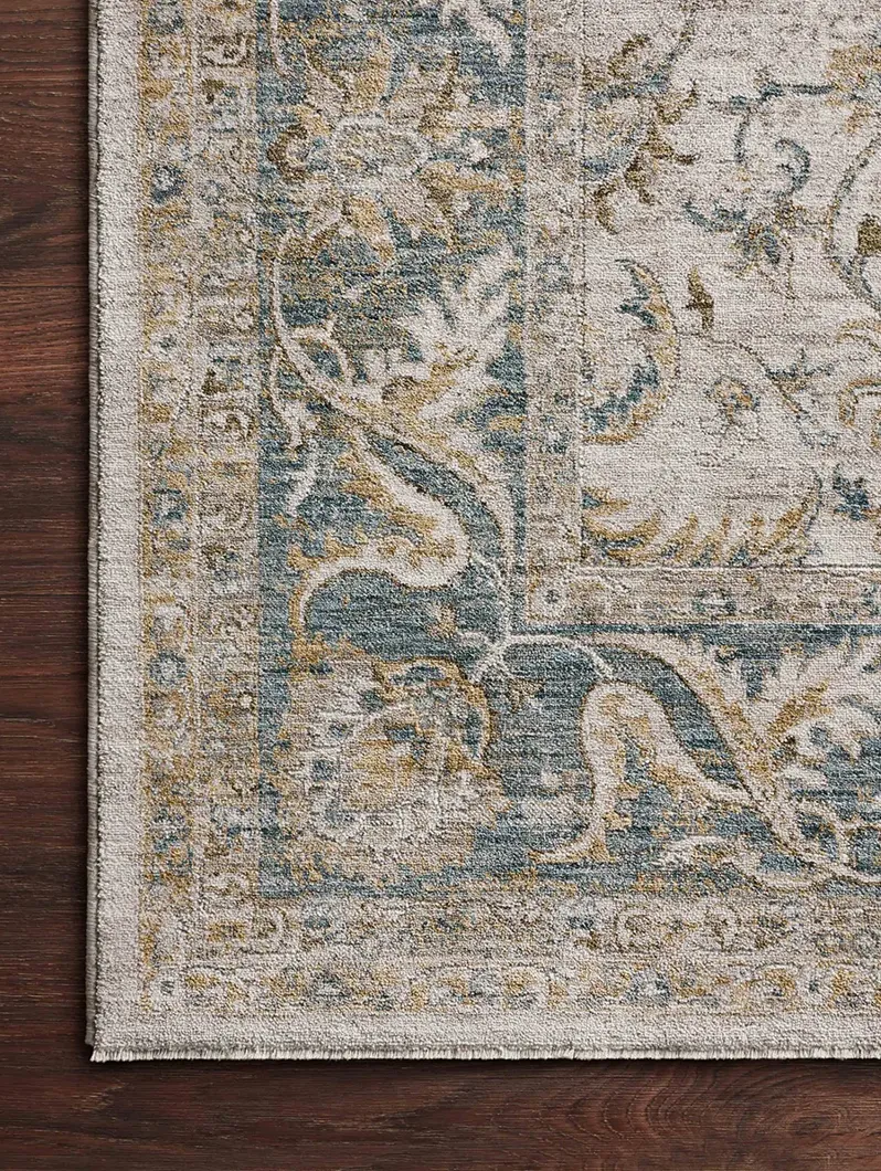 Gaia Natural/Ocean 2'0" x 3'0" Accent Rug