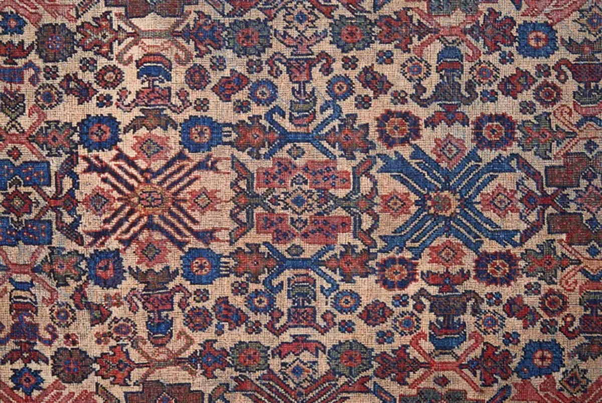 Rawlins 39HJF Red/Tan/Blue 2'7" x 8' Rug