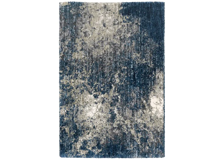 Aspen 6'7" x 9'6" Blue Rug