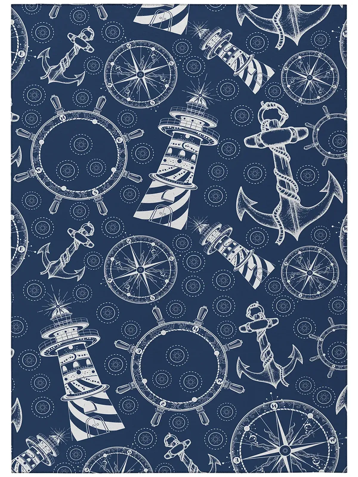 Harbor HA9 Navy 3' x 5' Rug