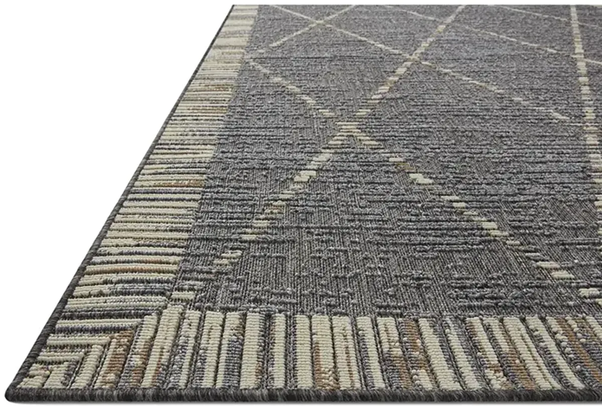 Rainier RAI09 Slate/Multi 7'10" x 10'10" Rug