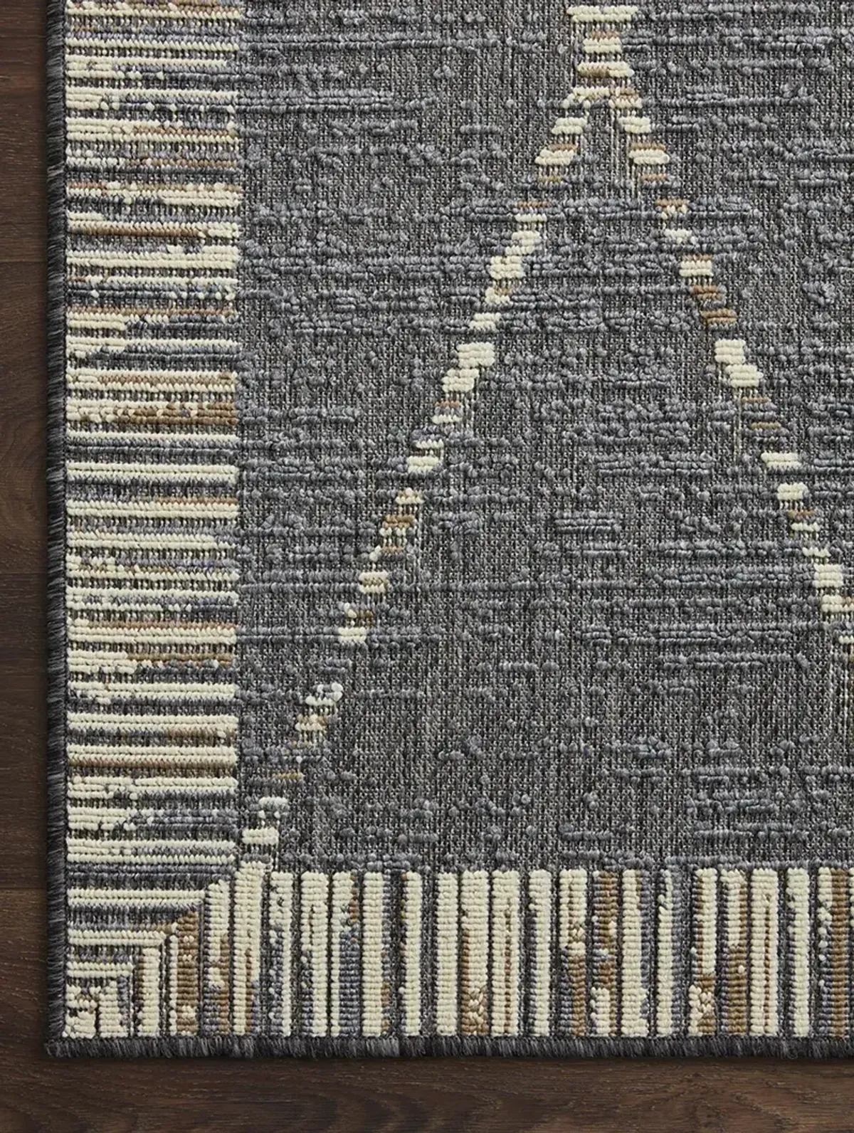 Rainier RAI09 Slate/Multi 7'10" x 10'10" Rug