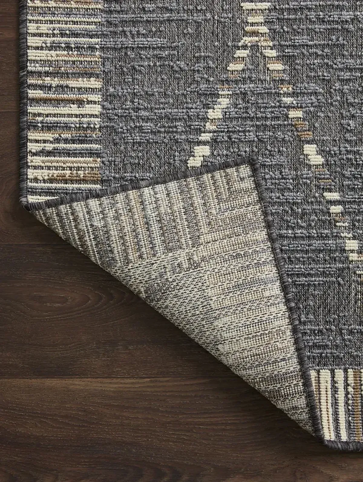 Rainier RAI09 Slate/Multi 7'10" x 10'10" Rug