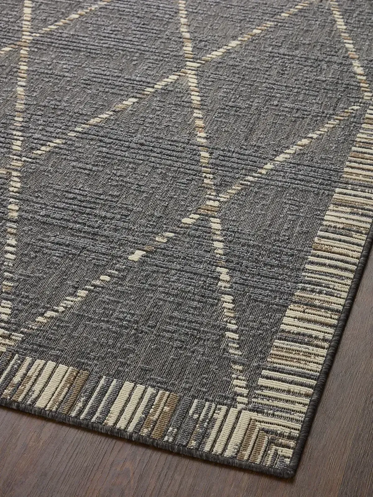 Rainier RAI09 Slate/Multi 7'10" x 10'10" Rug