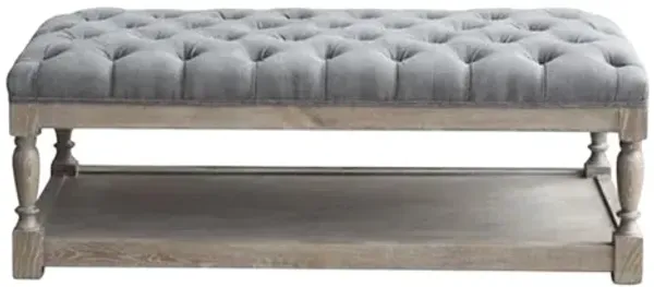 90210 Furniture Apollo Rectangular Coffee Table Frost Grey