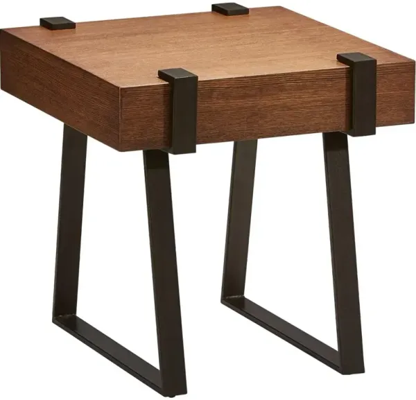 Hamburg Contemporary Contemporary MDF/Metal End Table