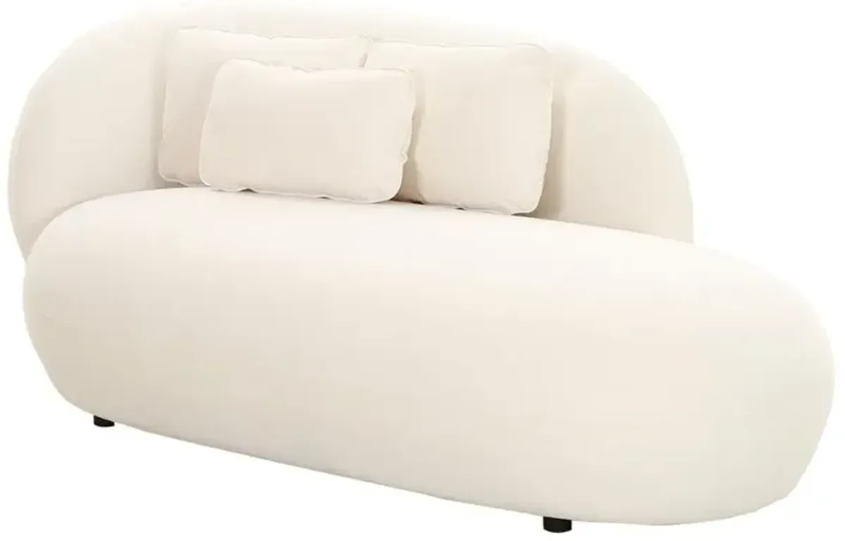 Belen Kox Luxe Velvet Curved Chaise Lounge, Belen Kox