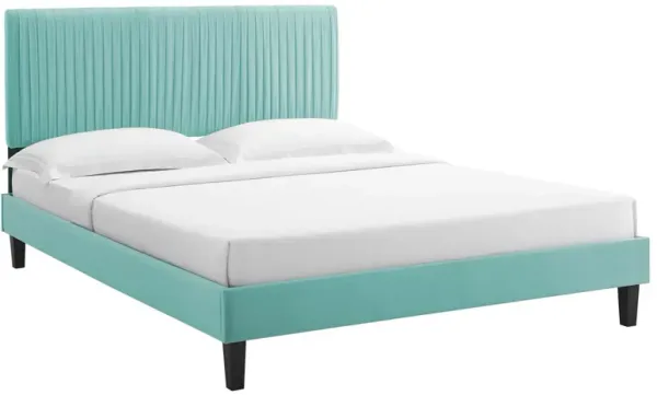 Modway - Peyton Performance Velvet King Platform Bed