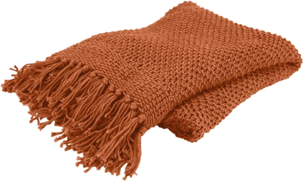 Orange 50" x 60" Throw Blanket