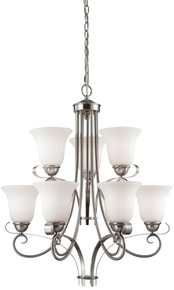 Brighton 25" 9-Lt Chandelier